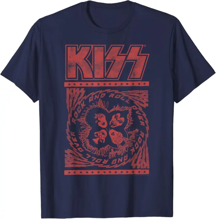 Camiseta Rock y Roll Moda para Hombres Estilo Over - 1