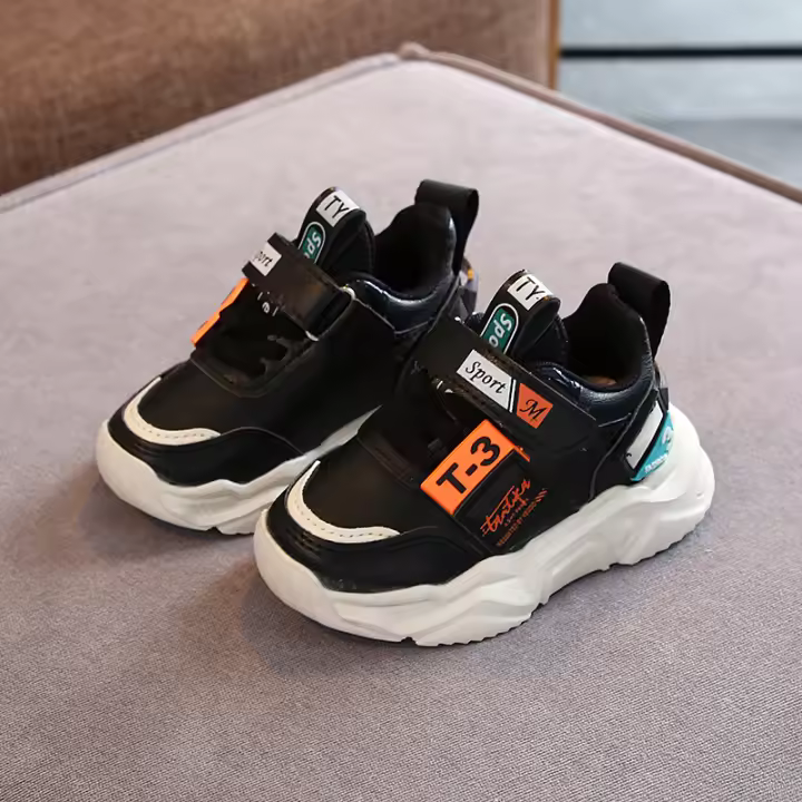 Nuevos zapatos de papá para niños de 1 a 5 años 3 zapatos blancos para niños pequeños zapatos para bebés y niños pequeños - 1