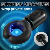 Vibrador de glande con entrenador de resistencia sexual de empaque privado con 10 velocidades para hombres - details 2