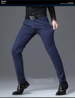 Pantalones Casuales de Moda para Hombres Primavera Otoño Alta Calidad Vestidos de Negocios de Algodón - details 6