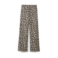 Conjunto de Moda Vintage para Mujer TRAFZA Blusa de Estampado de Leopardo con Cintura Alta y Pantalones Rectos Estilo de Primavera - details 10