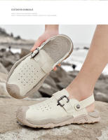 Verano dos usan zapatillas de playa, sandalias deportivas al aire libre y zapatos de montañismo. - details 18
