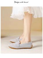 Zapatillas de ballet suaves y cómodas con cuña baja para mujer - details 14