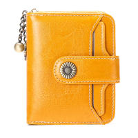 Billetera de mujer de cuero, función RFID corta para mujer, mini billetera cero, paquete de tarjeta de crédito - details 5