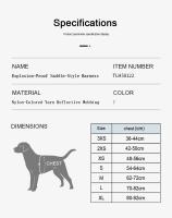 Truelove-arnés acolchado de malla con estampado Floral para todas las razas, chaleco de ajuste rápido para perros pequeños, medianos y grandes, para exteriores, TLH58122 - details 2