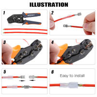 Alicates de Sujetación WOZOBUY SN-48B de Precisión Alta 0.5-2.5mm Herramientas Eléctricas para Coche con Terminales de Cable de 2.8 4.8 6.3 - details 19