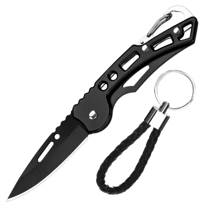 Cuchillo Plegable Portátil de Acero Inoxidable Supervivencia para Caza, Camping, Pesca, Escalada - 1