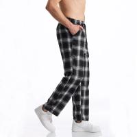 Pantalón de verano con carreaux para hombre, informal, con cordón de ajuste, recto, Harajuku, Hip-hop, para exteriores, diario - details 17