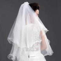 Novia con doble capa de cinta de perlas, tocado con pajarita, borde enrollado, malla, foto roja, tocado luminoso para niños - details 2