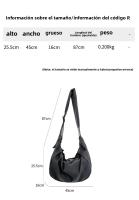 Bolsa de nailon bola de masa bolsa de gran capacidad bolsa de alta gama casual bolsa de mensajero simple versátil bolso de hombro de las mujeres - details 5