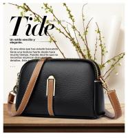 Bolso de Concha Bolso de Hombro Simple Monedero Texturizado Elegante Bolso Pequeño Cruzado - details 0
