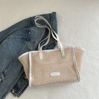 Nuevo bolso de paja tejido de verano, bolso de hombro de paja informal bohemio para mujer y niña - details 15