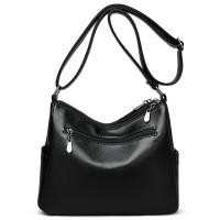 Bolso de mano de piel de vaca y cuero para mujer, bolso de gran capacidad, bolso de hombro con patrón impreso Retro, bolso cruzado femenino, nuevo - details 15