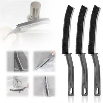 Cepillo de Limpieza Profunda Herramienta de Limpieza para Ranuras y Azulejos con Mango Largo 3PCS - 1