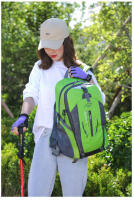 Bolsa de Montañismo al aire libre portátil, bolsa de viaje de gran capacidad, mochila impermeable para hombres y mujeres, mochila de viaje ligera - details 30