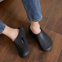 Nuevos zuecos cerrados, lindos, de suela gruesa, antideslizantes, versátiles, cómodos, sandalias de pareja para exteriores para hombres y mujeres - details 23