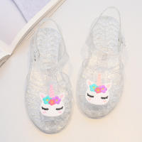 Zapatos romanos transparentes brillantes de gelatina princesa, transpirables, estilo marino. - details 11