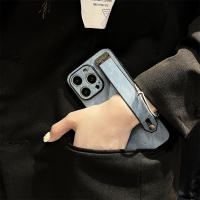 Funda de cuero con pigmento puro para iPhone 15promax, 15Pro, 14Pro, diseño minimalista, 13promax/12Pro - details 0