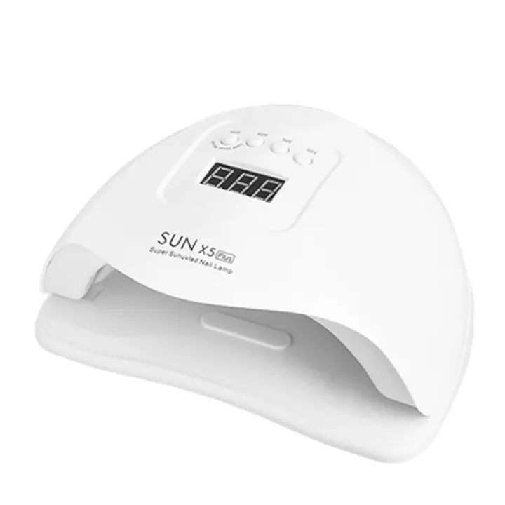 Secador de uñas Lámpara LED UV para uñas de gel Lámpara de uñas profesional con temporizador 10/30/60/99 s, sensor, pantalla LCD, placa inferior desmontable, secado rápido para uñas de manos/pies - 1