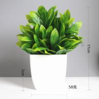 Bonsái Artificial Planta Verde Falsa de Eucalyptus en Maceta para Decoración de Hogar Interior y Exterior - details 7