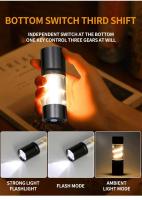 Luz LED Retro multifuncional para acampar, luz ambiental tipo C recargable por USB, 4 modos, impermeable para pesca y Camping - details 6