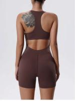 Ropa deportiva con cremallera para mujer, corsé corto de Lycra para mujer, ropa de entrenamiento, conjunto de gimnasio, ropa deportiva - details 8