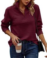 Sudadera Básica de Manga Larga para Mujer Estilo Y2K en Rosa Moda de Primavera y Otoño - details 6