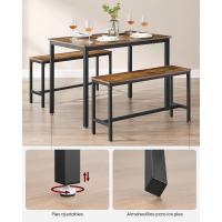 Conjunto de Mesa de Comedor y Sillas Juego de 3 Piezas Mesa de 70 x 110 x 75cm - details 5