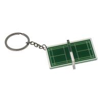 Llavero acrílico de bádminton, llavero tridimensional de dos caras para patio de juegos de bádminton, Mini tenis de mesa - details 7