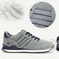 Zapatos deportivos versátiles de cuero genuino transpirables de doble estrella para primavera y otoño, cómodos zapatos planos de moda para correr - details 11