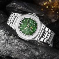 Reloj de Cuarzo de Lujo Leten Estilo Casual de Moda para Hombres Correa de Aleación - details 2