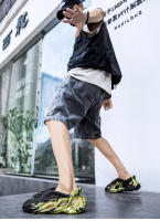 Padre-hijo zapatos camuflaje agujero zapatos primavera y verano nueva pareja zapatos de playa bolsa cabeza hueco casual sandalias hombres - details 32