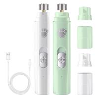Electric Dogs Nail Grinder with LED Light Polisher Wheel Pet Nail Clipper USB Rechargeable Pet Nail Trimmers Suit for Cat or Dog - details 10