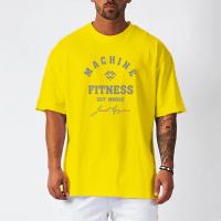 Muscleguys Oversized Half Sleeve T shirt Mens Loose Gym Clothing Mesh Bodybuilding Fitness T-shirt Street Hip Hop Sports Tee Top - details 20