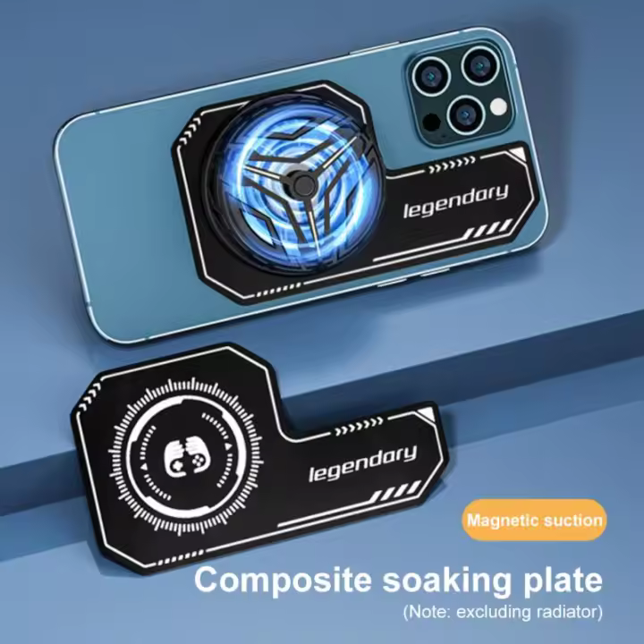 Placa de Enfriamiento Magnética para Teléfono Móvil Radiador Reutilizable Ultrafino - 1