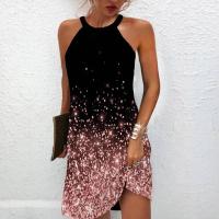 BUNO-Vestidos Retro con cuello en V y estampado Floral en 3D para mujer, vestido Vintage de manga corta acampanado elegante para fiesta, vestido bohemio holgado informal para mujer - details 14