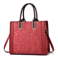 Madre de mediana edad que viaja al trabajo elegante mensajero portátil femenino temperamento simple hombro bolso de cuero suave Mochila de lujo de alta gama - details 3