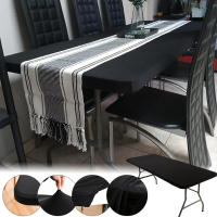 Cubierta de mesa elástica rectangular, Protector de mesa de boda, mantel lavable con bordes ajustados, mantel para Picnic, Camping, banquete - details 3