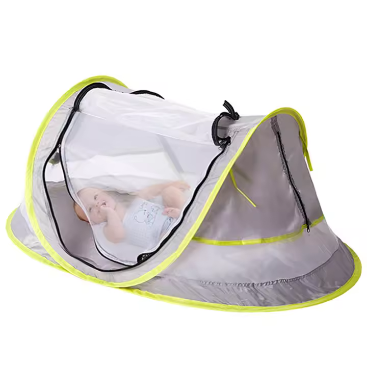 Tienda de campaña de playa para bebé, tienda de campaña con mosquitera, sombrilla de playa, UPF 50 + - 1