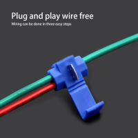 Conector de cable duradero para motocicleta, juego de abrazaderas de Material resistente, color azul y rojo, 10 piezas - details 4