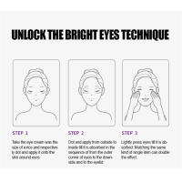 VEZE nicotinamida crema para ojos elimina las bolsas de los ojos ojeras debajo de los ojos ácido hialurónico suero hidratante para ojos hinchazón cuidado de la piel - details 7