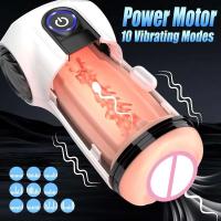 Empaque privado Automático Vibrador TPE Canal Vagina Manos Libres Masturbador Masculino Copa Bomba Juguetes Sexuales para Hombres 18 - details 0