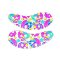Se pueden reutilizar pegatinas multicolores con silicona elástica y un par de pegatinas para ojos con logotipos, suaves y cómodas. - details 23
