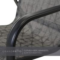 Mecedor de Patio, Resistente a la Intemperie, Ligero, Sillón Relax para Interior, Exterior(Azul, 3PC) - details 18