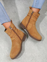 Botas redondas Martin Botas de mujer con hebilla de cinturón con cremallera lateral - details 7