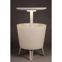Mesa Nevera para Exterior y Jardín, Ratán, Color Crema, Capacidad 30 L, 45 latas - details 15