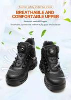 Botas de seguridad de invierno para hombre, ligeras y cómodas, punta de acero, zapatos de trabajo industriales antiperforación para exteriores, pie, 2025 - details 0