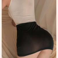 Minifalda de malla para mujer, ropa interior transparente, uniforme de cosplay de secretaria, uniforme de oficina erótico para mujer - details 5