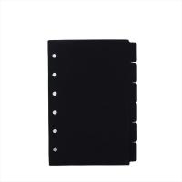Divisores de página para planificador, papel interior negro, divisor de papel para cuaderno, divisor de hojas sueltas, carpeta, separador de índice, divisor de índice - details 9