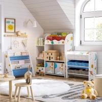 Organizador de Juguetes y Libros para Niños Estante de Almacenamiento Multifuncional con 2 Cajas - details 4